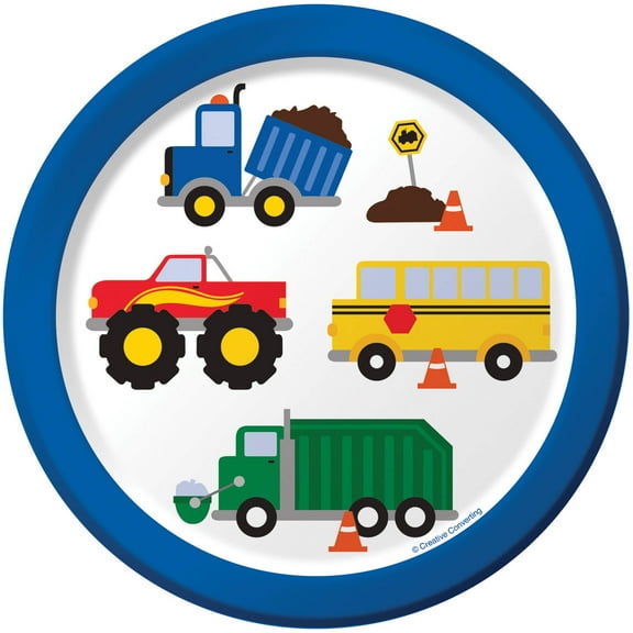 Traffic Jam Dessert Plates, 8pk