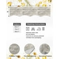 thumbnail image 6 of Vintage Beige Fireplace Mantel Scarf Table Runner, Modern Abstract Art Oil Painting Winter Garland Mantel Top Tablerunners Dresser Scarves Cover Decorations for Windows Party Living Room 60''x17'', 6 of 6