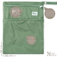 thumbnail image 2 of Wet Dry Bags with Two Zippered Pockets - Reusable and Washable for Swimming, Travel, Beach, Pool, Daycare, Cloth Diapers, Toiletries, and Wet Swimsuits - 11x15, Garden, 2-Pack, 2 of 4