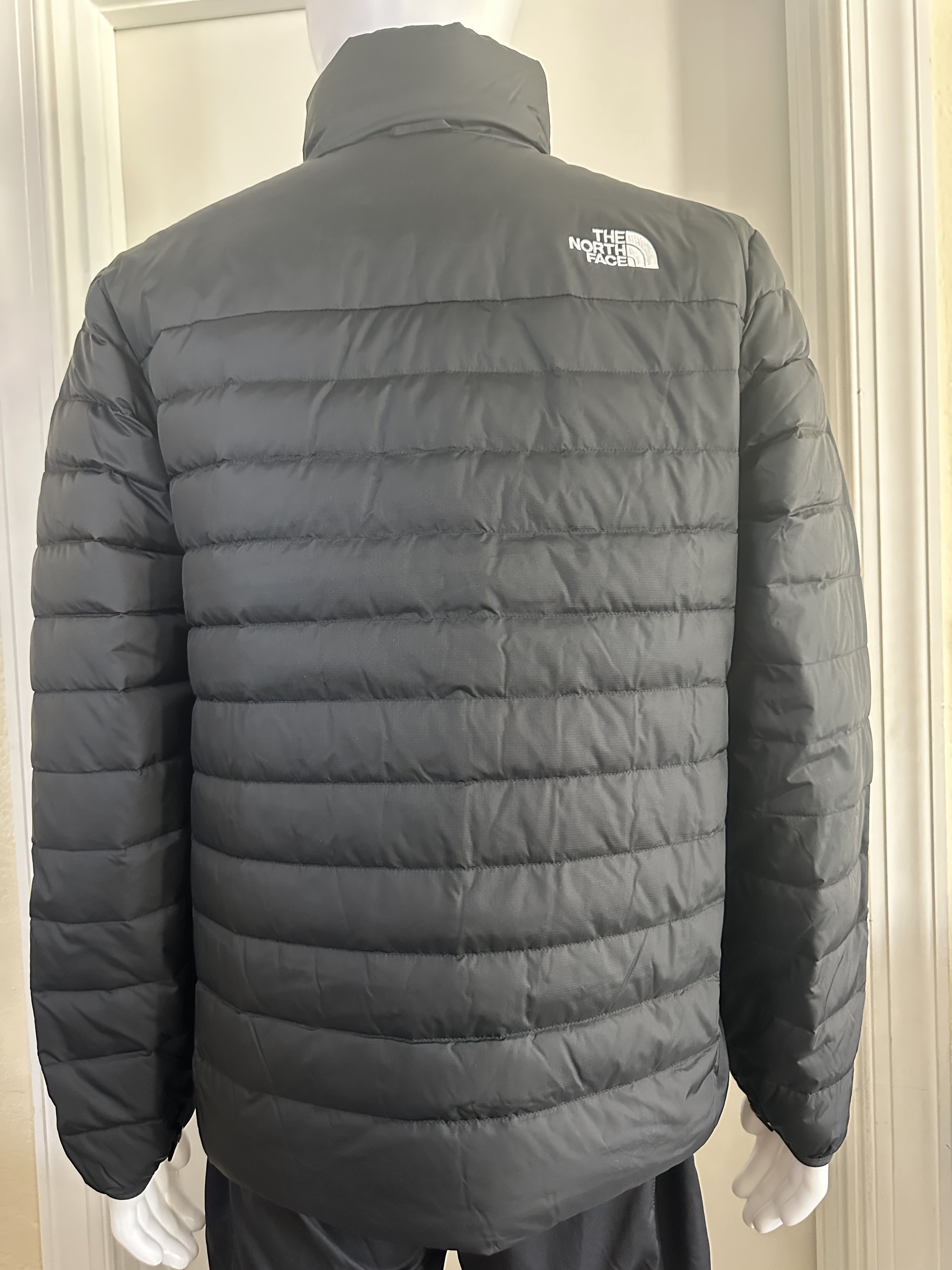 The North Face Minoqua Puffer Jacket Mens L Blue Full Zip
