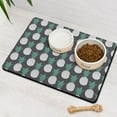 thumbnail image 3 of Pineapple Lover Dog Food Mat, Waterproof Absorbent Pet Feeding Mat with Exotic Tropical Fruit Print, Durable Non-Slip, Quick Dry, Easy Clean Mat for Dogs and Cats, 3 of 7