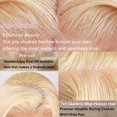 thumbnail image 4 of Peluca Indono Blonde 613, cabello humano, densidad 220, 32 pulgadas, encaje frontal, 4 of 7