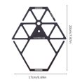 thumbnail image 2 of Soporte de poste de lámpara de Camping soporte de linterna de aleación de aluminio soporte de placa de mesa, 2 of 5