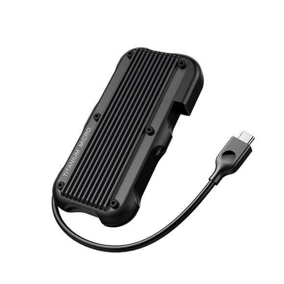Titanium Micro Mercury 500GB External SSD Up to 1000MB/S NVMe USB 3.2 Gen 2 IP66 for PC Mac Android and Game Console