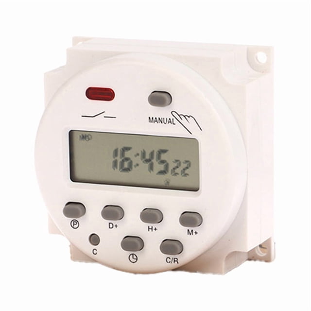 Relé temporizador programable con pantalla LCD digital de 12 V CN101A