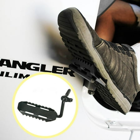 Xprite Spiked Front Exterior Foot Rest Pegs Pedal for 2007-2018 Jeep Wrangler JK