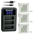 thumbnail image 1 of Kastar 3 Pack Battery and LCD Triple USB Charger Compatible with SJCAM SJ7 Star SJCAM SJ7B Battery and Charger, SJCAM SJ7 Star Sport Camera, SJCAM SJ7 Star 4K Ultra HD Action Camera, 1 of 5