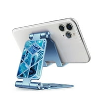 i-Blason Cell Phone Stand, Foldable Adjustable Phone Mount Holder, Compatible with iPhone 13/iPhone 12/11/Galaxy S21/Pixel 6, Android Smartphones, All Smart Phone (Ocean)