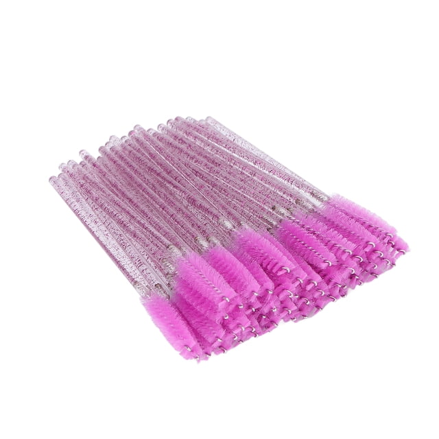 Varitas de cepillo de rímel, 50 piezas de cepillos de pestañas desechables Varitas de cepillo de rímel Varitas de cepillo de cejas Rendimiento inigualable