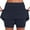 Navy, variant on ZZwxWA Skorts for Woman with Pockets High Waisted Yoga Shorts Lightweight Tennis Skirts Athletic Clothes Joggers Solid Color Womens Skirts Shorts Summer