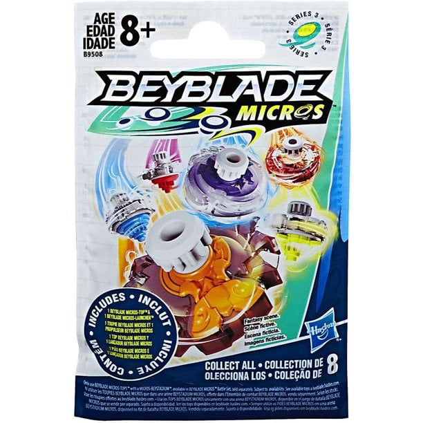 Blind Bag Hasbro Serie 3 Neu OVP! 4X Beyblade Micros Tops Kampfkreisel 