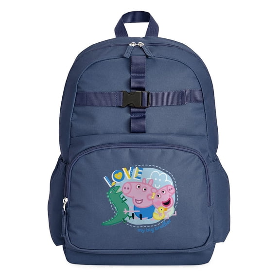 CafePress - Peppa Pig: Love My Big Brother - Cute School Travel Backpack