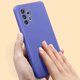 thumbnail image 3 of Funda Trasera Samsung Galaxy A52 Semi-rígida de Silicona Suave Táctil Acabado Púrpura (violeta) Afortunado Sencillez, 3 of 4