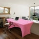 thumbnail image 5 of Funda de mesa ABCCANOPY Spandex de 6 pies rosa para mesa rectangular, 5 of 7