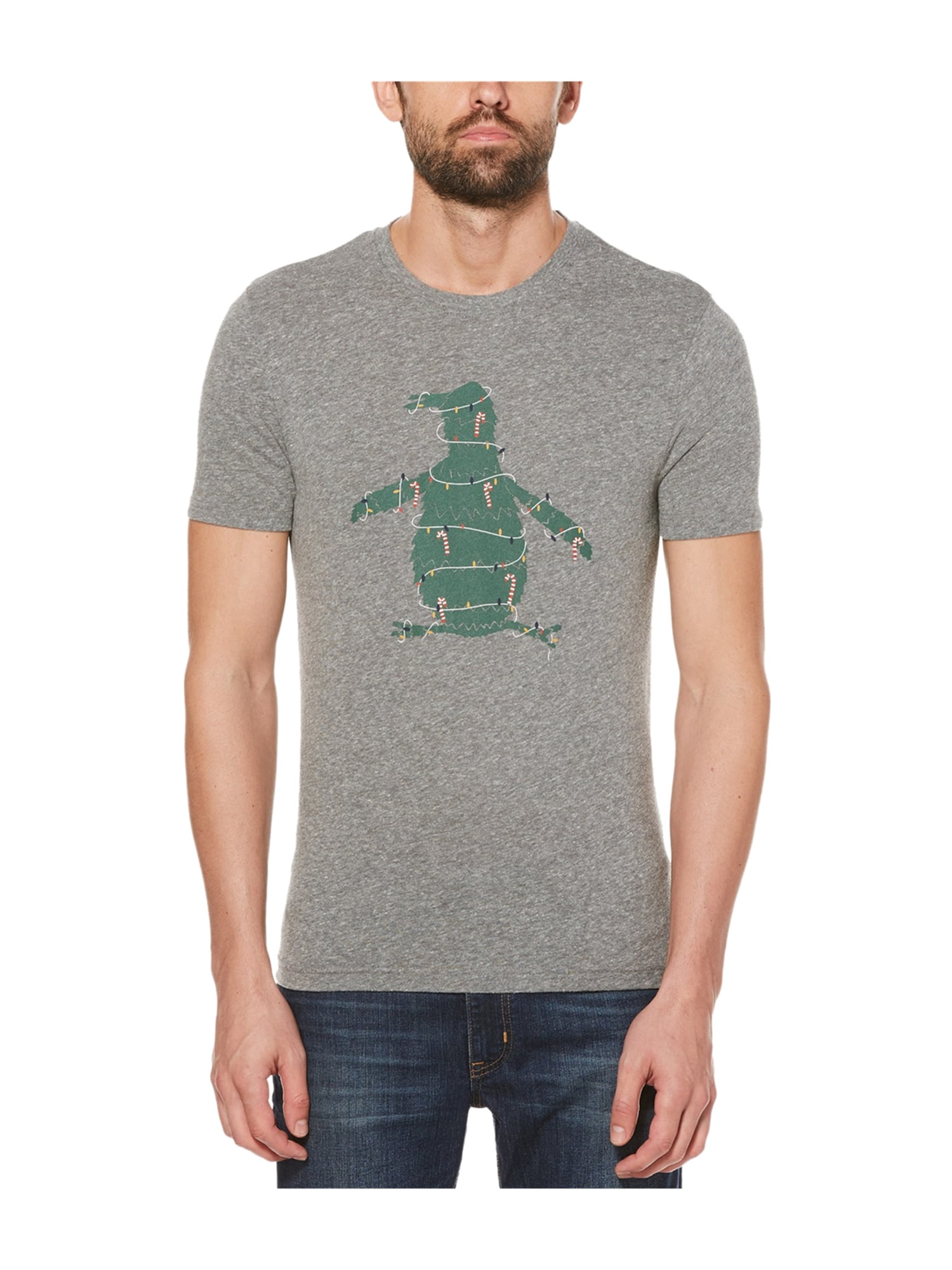 Penguin Mens Holiday Graphic T-Shirt 