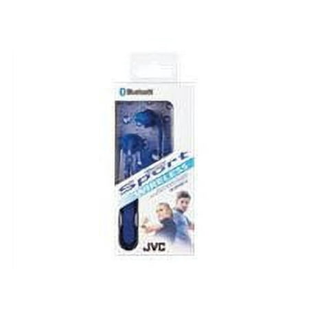 JVC - HA EN10BT Gumy Sport Wireless In-Ear Headphones - Blue