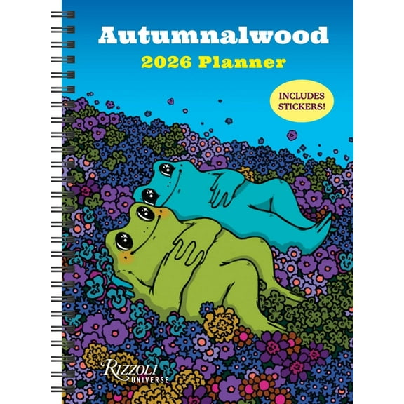 Autumnalwood 2026 Planner Calendar (Includes Stickers), (Paperback)