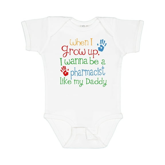 Inktastic Pharmacist Like Daddy Boys or Girls Baby Bodysuit