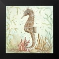 thumbnail image 2 of McRostie, Kate 15x15 Black Modern Framed Museum Art Print Titled - Seahorse IV, 2 of 5