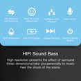 thumbnail image 4 of Auriculares Bluetooth 5.0 TWS Auriculares inalámbricos verdaderos Auriculares impermeables con, 4 of 8