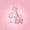 Pink A, variant on Feelyou Pink Crown Letter W Print Twin Comforter Sets for Girls, Princess Flower Monogram Bedding Set, Pink Reversible, 2-Piece