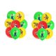 thumbnail image 1 of Suministros de decoración para fiestas temáticas de Mario, vajilla desechable, bandeja de papel, vaso de papel, bandera, globo, traje de cumpleaños | | Globos, 15 unidades, 1 of 5