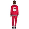 thumbnail image 3 of Jolly Knits Men's and Big Men's Velour Christmas Tracksuit Set, 2-Piece, Sizes S-3XL, 3 of 6