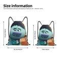 thumbnail image 2 of Pofeuu Trolls Band Together for Water-Resistant 210D Drawstring Bag Compact Foldable Design Gym Yoga Travel Essentials Lightweight Carryall-Small, 2 of 6