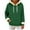 Army Green, variant on UQJfacai Christmas Hoodies for Women Faux Fur Trim Hooded Sweatshirts Santa Claus Xmas Holiday Long Sleeve Fleece Pullover Sweaters