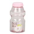 thumbnail image 2 of Juice Bottle, BPA Free PC Fruit Color Cartoon Water Bottle  for Working for Office for Fitness Pink, 2 of 7