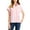 Stripe Pink, variant on Women's Cotton Printed Camp Shirt Rihanna Blue S