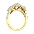 thumbnail image 2 of 1 Carat 3-Stone Prong Set Diamond Engagement Ring in 14K Yellow Gold (Ring Size 5.5), 2 of 4