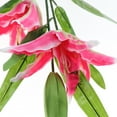 thumbnail image 3 of La Simulación Florece Nupcial de La Boda Del Artificial 3-Head - Rosado Sunnimix Flores artificiales, 3 of 8