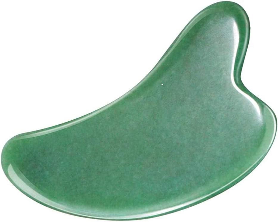 1Pcs Gua Sha Scraping Massage Board Tool Natural Jade Stone Guasha