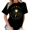 2-Black, variant on Giffimy Women's Navy Blue Celestial Star Graphic Short Sleeve T-Shirt Soft Cotton Crewneck Top