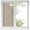 Gray, variant on Japanese Window Privacy Film, Navy Blue Country Flowers Leaves Aesthetic Static Cling UV Sun Blocking Heat Control Window Tint Day and Night, Non-Adhesive One Way Windows Privacy Cover 29.5''x78.7''