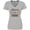 AC-Heather Grey, variant on Inktastic Blessed to Be a Mom Pink Flowers Women's V-Neck T-Shirt