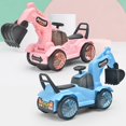 thumbnail image 3 of Construction Vehicle Toy Plastic Color Changing Excavator Toy Car Toy for Kids, 3 of 10
