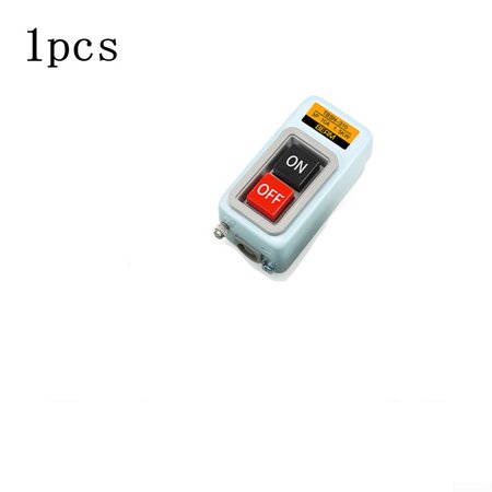 AC 220V/380V Push Button Switch On/Off Switch 3-Phase Self-locking ...