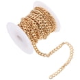 thumbnail image 1 of 1 Roll Of Stainless Steel Chain Bracelet Chain Accessory DIY Necklace Chain, 1 of 8