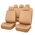 thumbnail image 4 of Fit For Toyota Car Seat Covers Full Set Leather 5-Seats Front Rear Protector New, 4 of 9