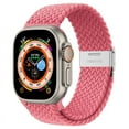 thumbnail image 5 of LEIXIUER Braided Solo Loop Strap for Apple Watch Bands 40mm 44mm 45mm 41mm 42mm 38mm 49mm Men Women Elastic Nylon Wristwatches Sport Loop Band Belt Bracelet iWatch Series 8 7 SE 6 5 4 3 2 1 Wristbands, 5 of 13