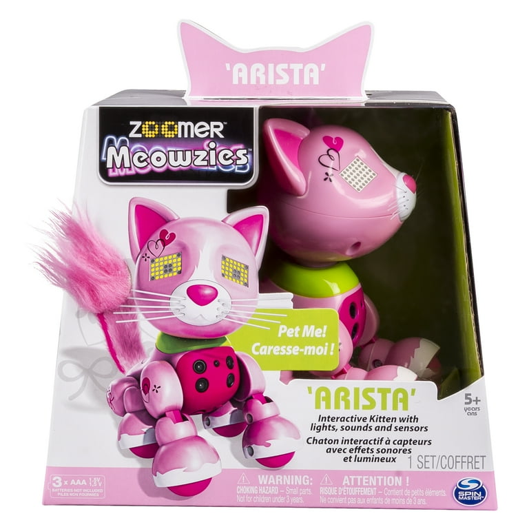 Zoomer Meowzies, Arista, Interactive Kitten with Lights, Sounds