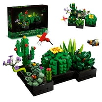 NAYIHOOP Succulent Flowers Building Sets Compatible with Lego for Adults
