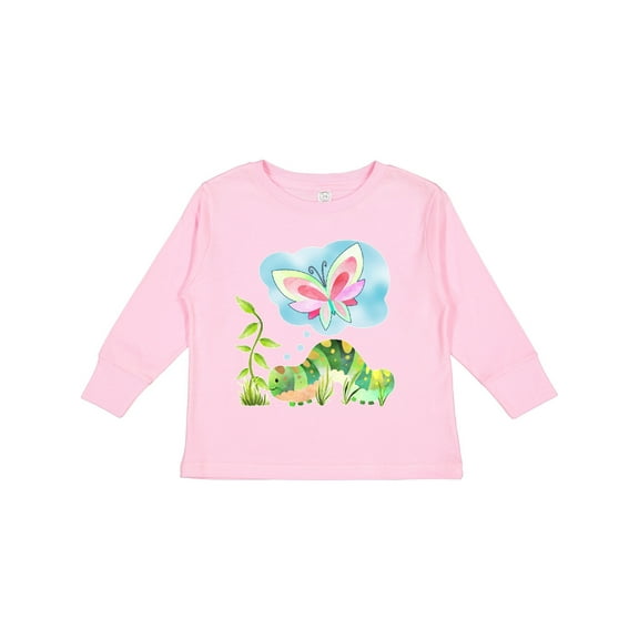 Inktastic Caterpillar's Dream Boys or Girls Long Sleeve Toddler T-Shirt