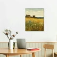 thumbnail image 2 of JEUXUS Vintage Wildflowers Canvas Wall Art Farmhouse Oil Painting Print Classical Botanical Aesthetics Poster Decor Vintage Floral Art Prints Living Room Bedroom Bathroom Gallery Framed, 2 of 4