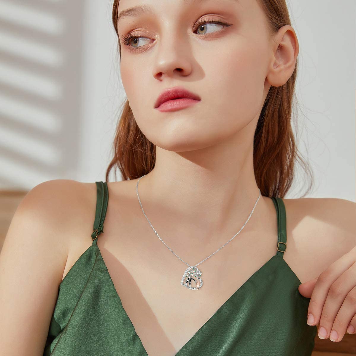 Heart Pendant Cute Animal Jewelry Gifts 