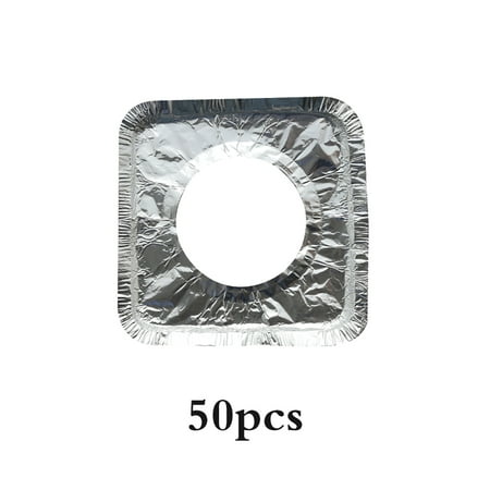 

Electric Stove Covers Electric Stove Bib Liners Disposable Aluminum Foil Round Cover Liners