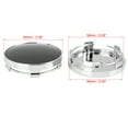 thumbnail image 2 of Unique Bargains 4 Pcs Silver Tone 60mm Dia 5 Clips Car Wheel Center Hub Caps Cover, 2 of 7