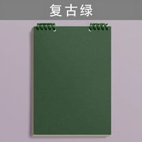 A5 Size Top Bound Spiral Notebook, 120 Pages Graph Ruled Paper, Thick Plastic Hardcover Spiral Journal Notebook for Women Men, Loose Leaf Notebook for Work & Note Taking, Journals for Writing